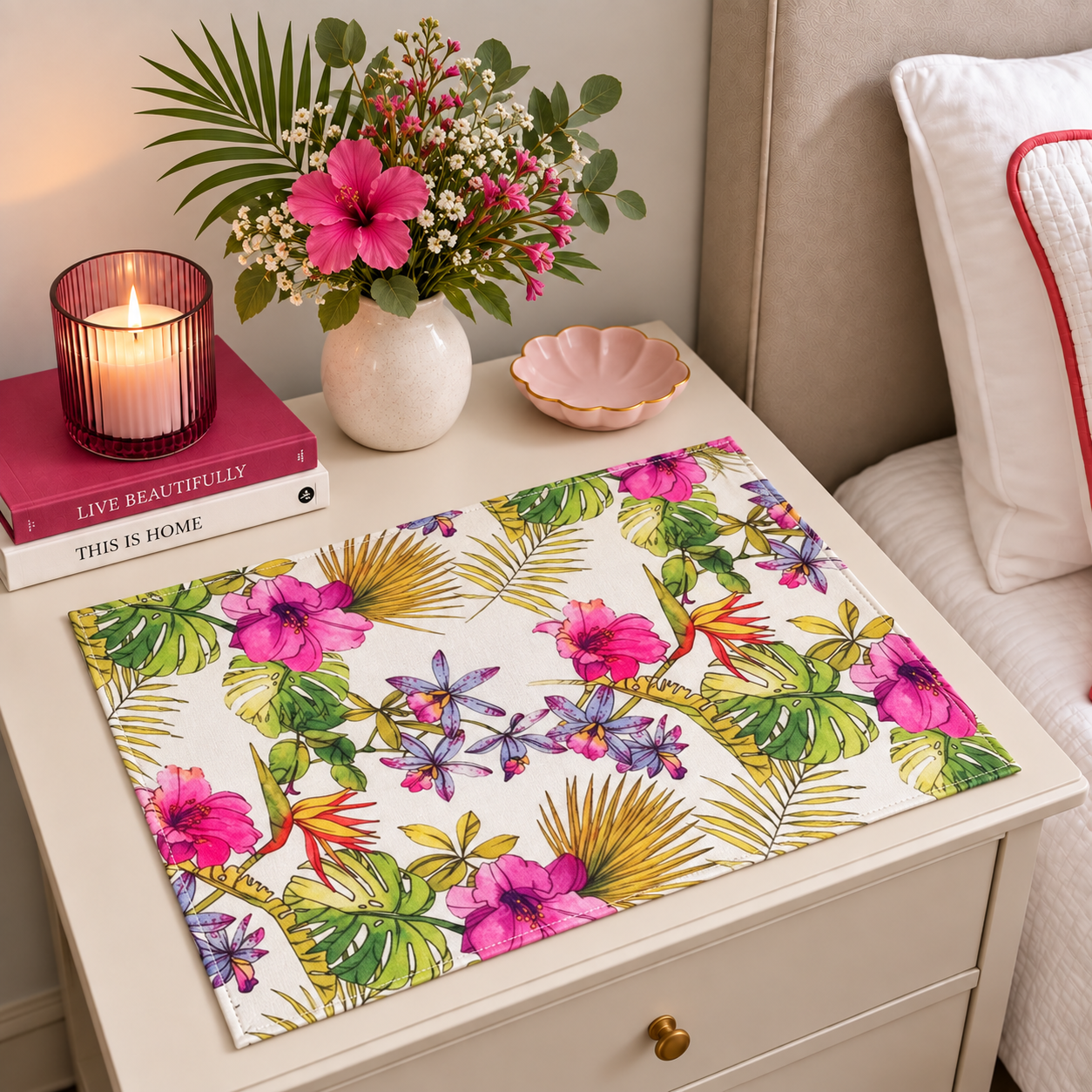 Orchid Table Mat