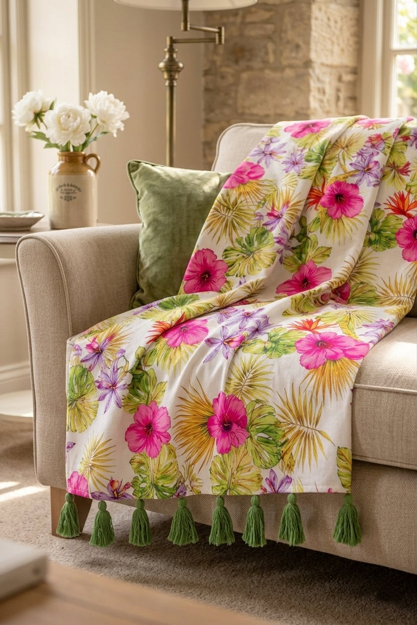 Orchid Throw Blanket
