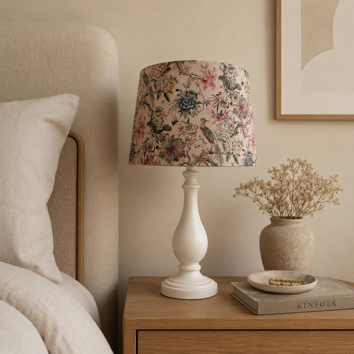 Pastel Chanel lamp shade