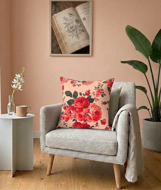 Peach Blossom Cushion