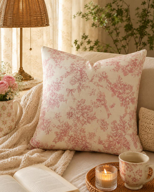 Pink Whisper Cushion