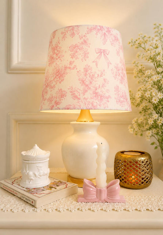 Pink Whisper lamp shade