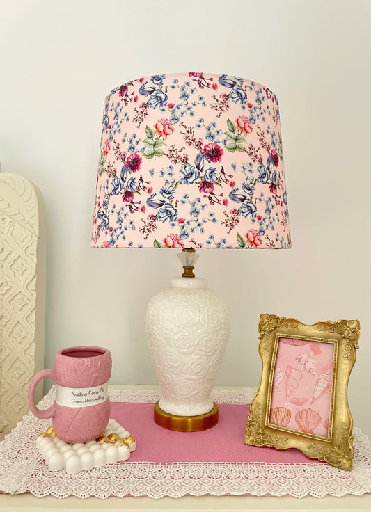 Pink Carnation lamp shade