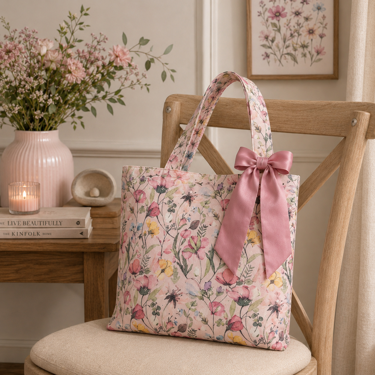 Pink Bliss Tote Bag