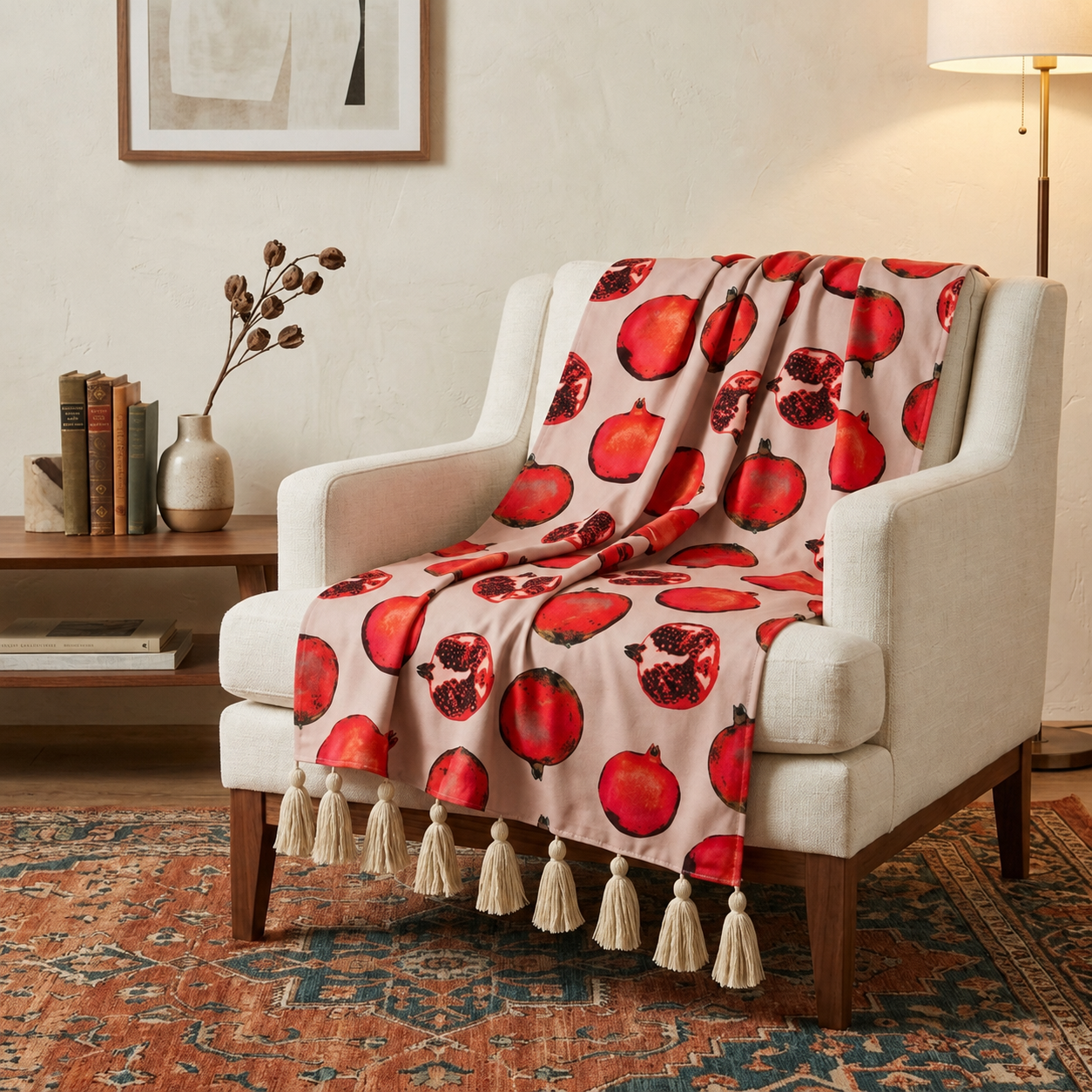 Pomegranate Throw Blanket
