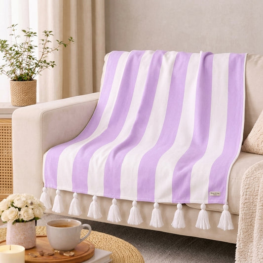 Purple Blend Throw Blanket