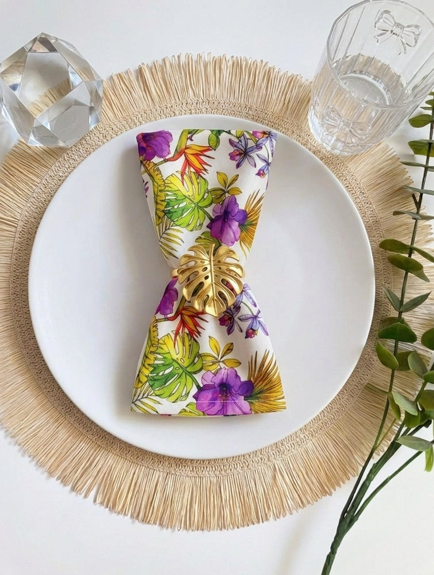 Purple Orchid Table Napkin