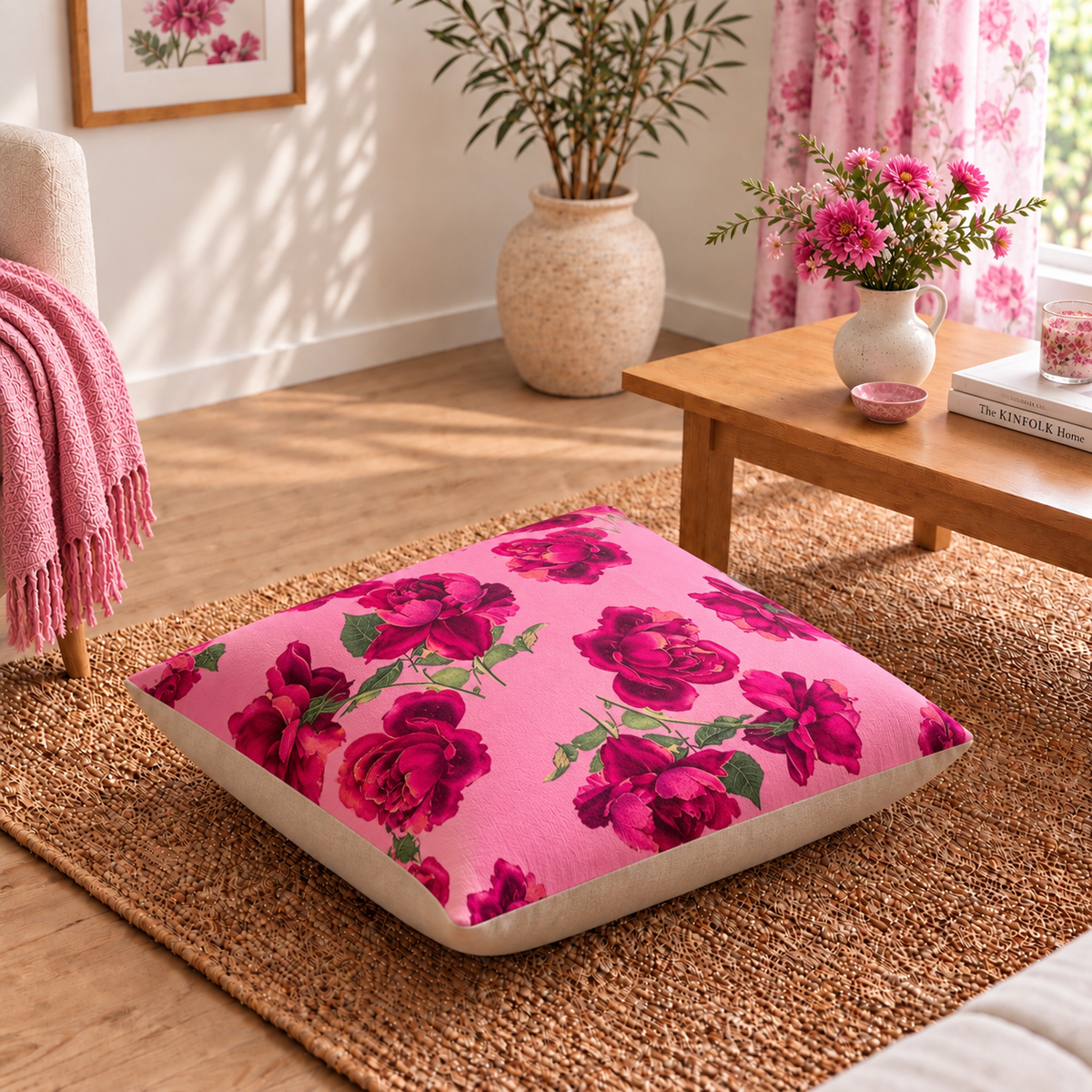 Floor Cushion Cover - Rosemary