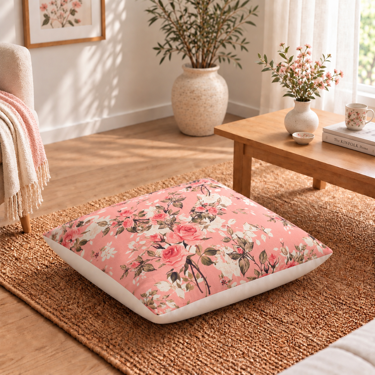 Floor Cushion Cover - Rosetta