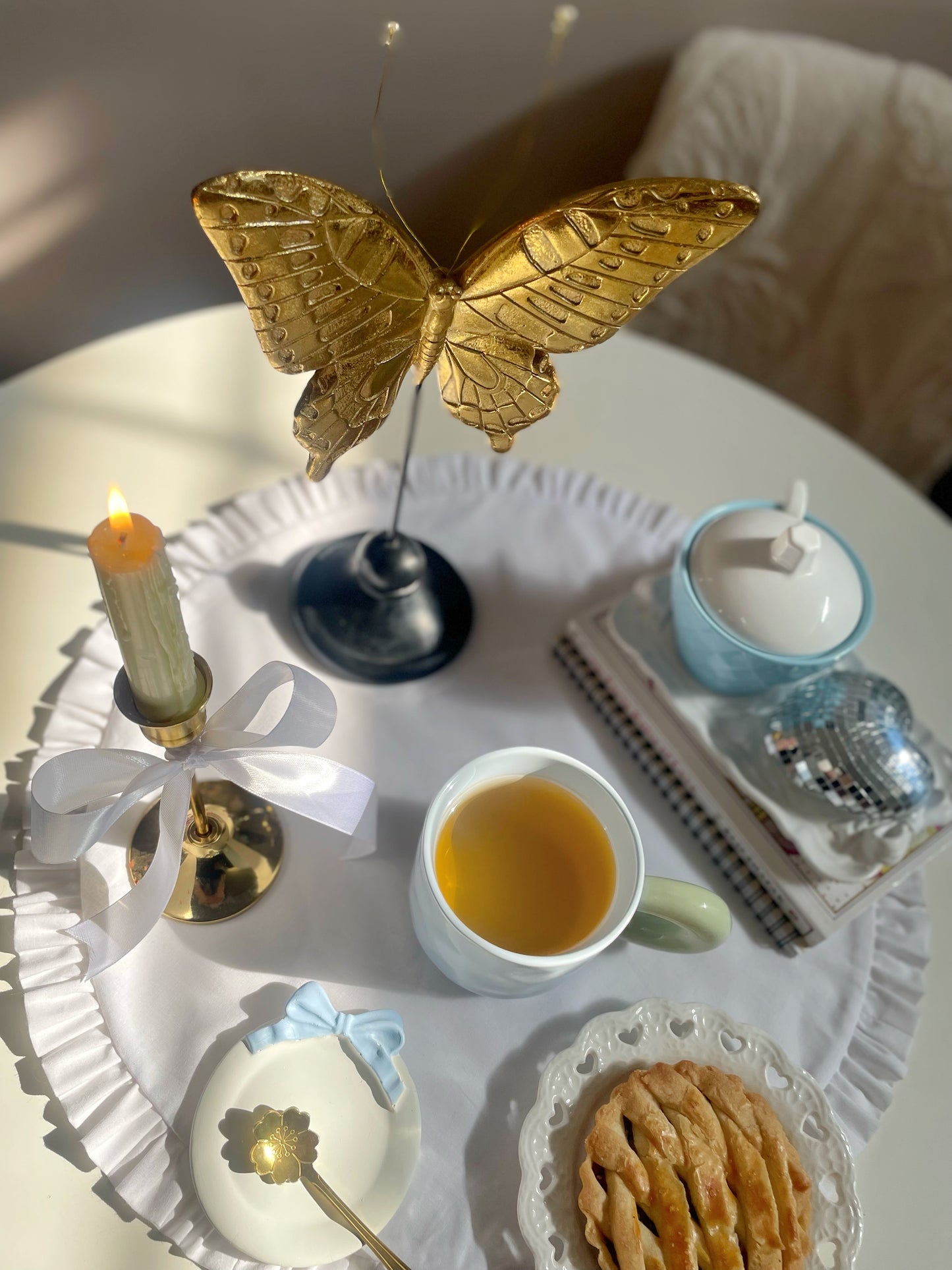 Round Ruffle Table Mat