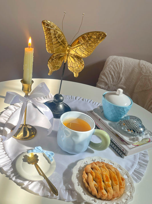 Round Ruffle Table Mat