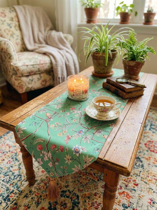 Sage Table Runner