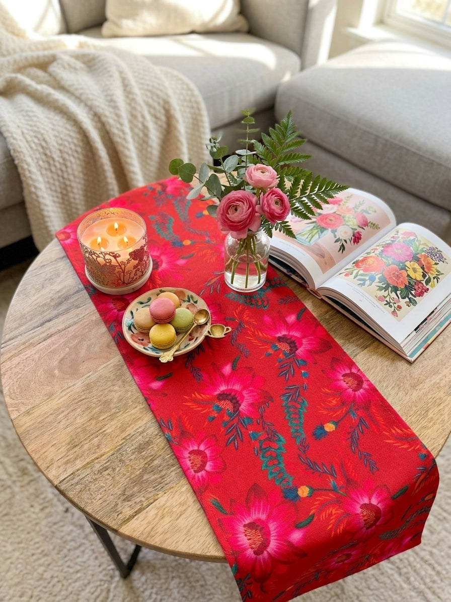 Scarlet Table Runner