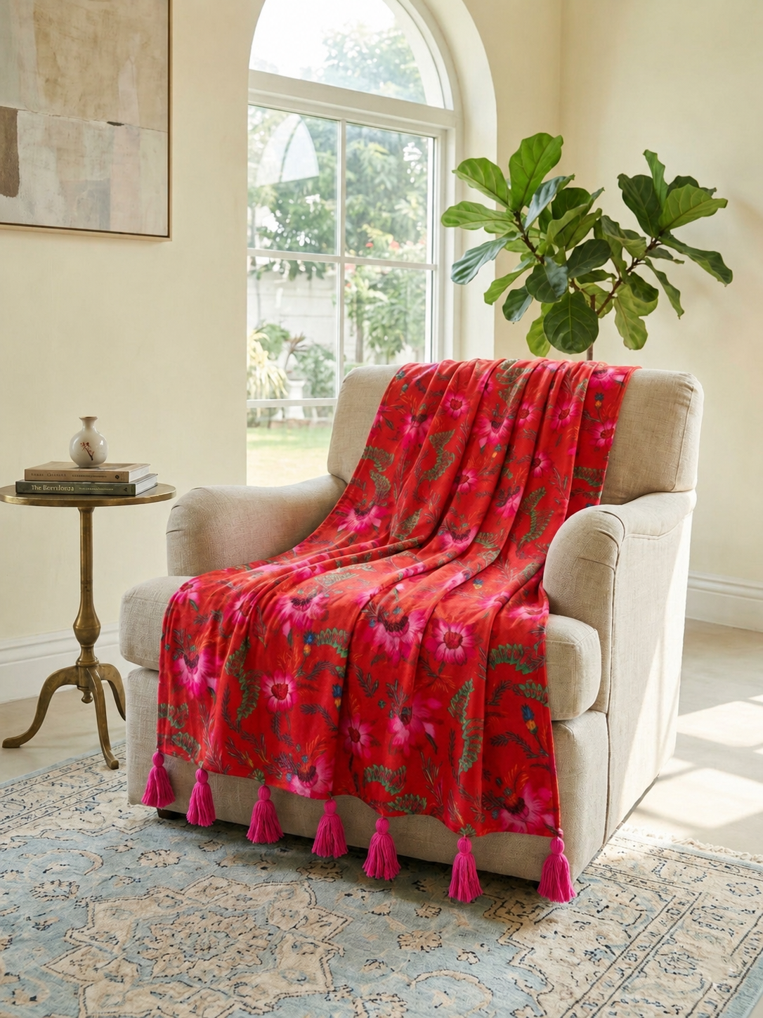 Scarlet Throw Blanket