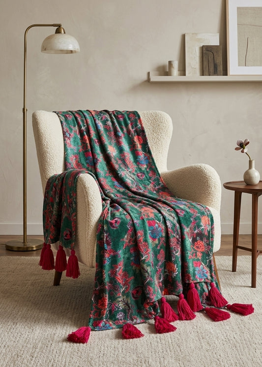 Secret Garden Throw Blanket