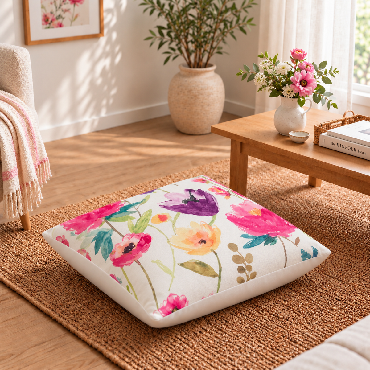 Floor Cushion Cover - Shimmer Glimmer