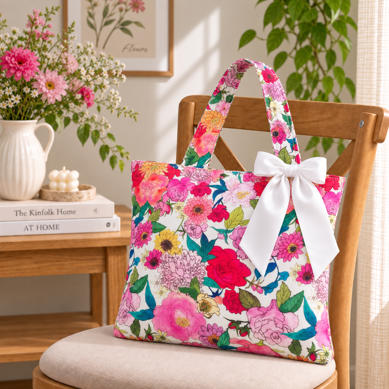 Splashy Tote Bag
