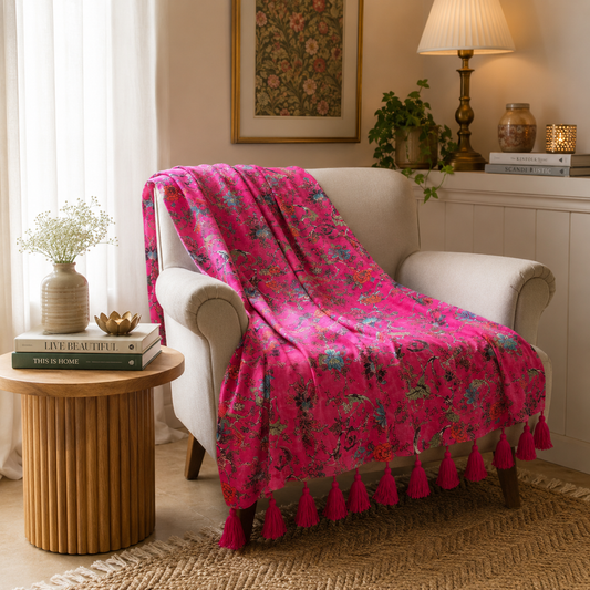 Spring Love Throw Blanket