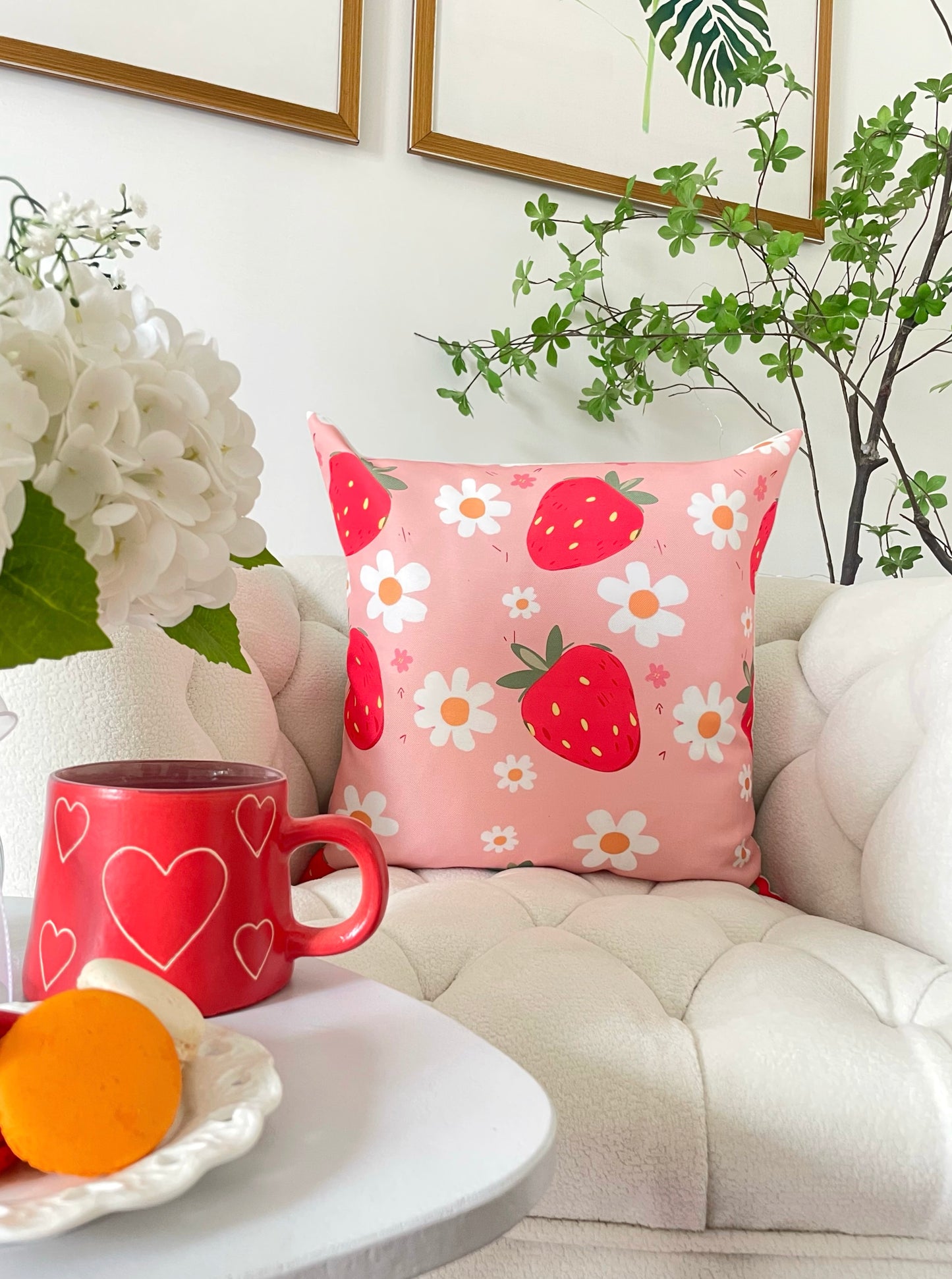 Strawberry Crush Cushion