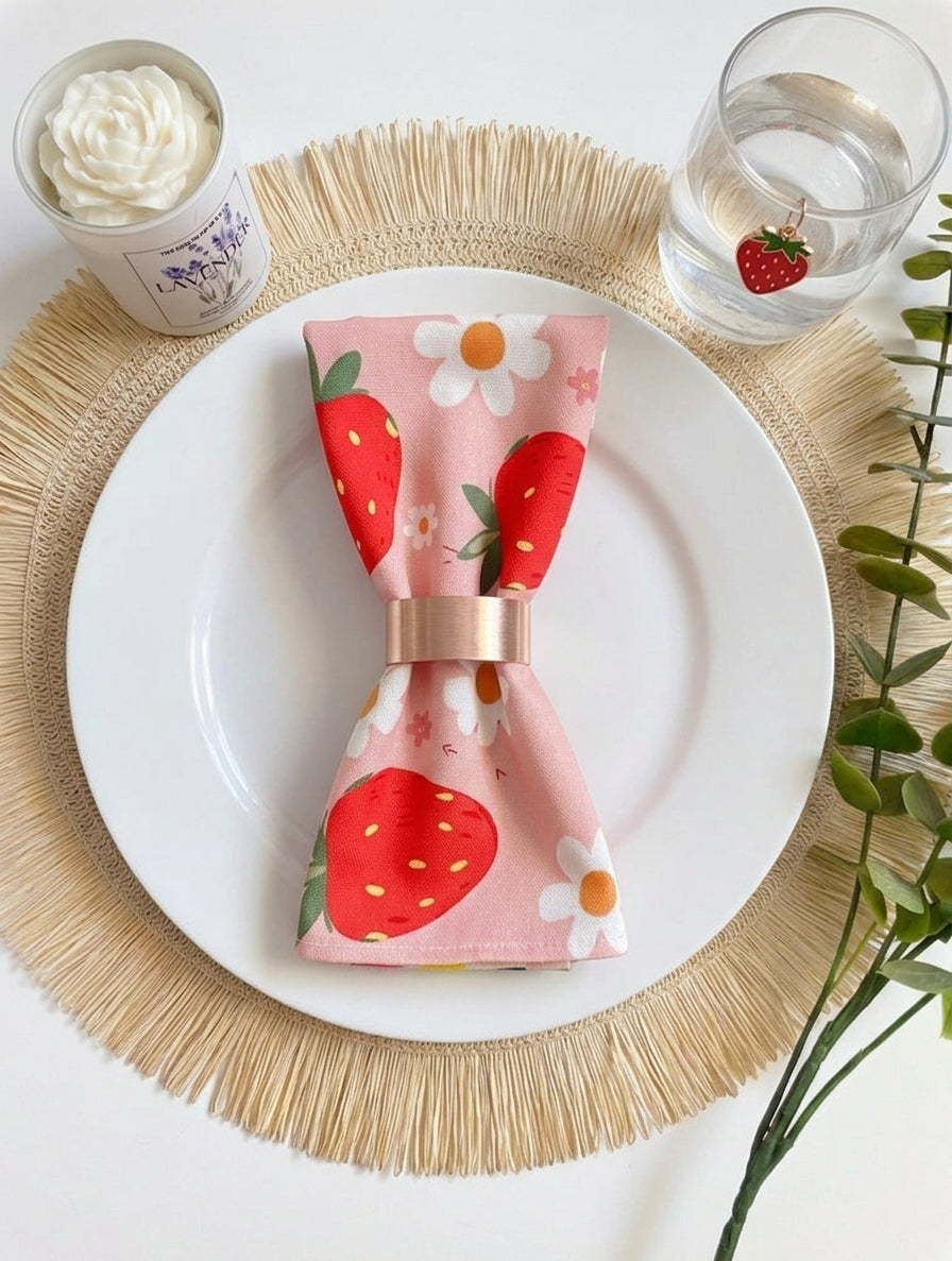 Strawberry Crush Table Napkin