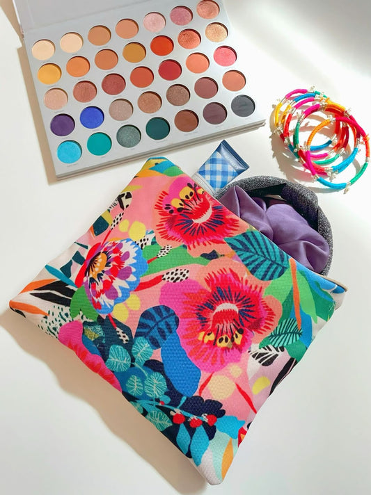 Summer Garden Makeup Pouch
