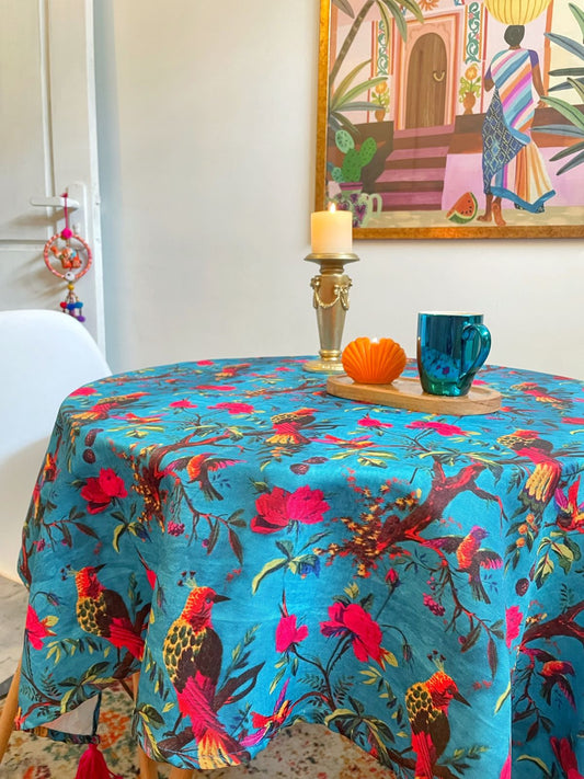 Teal_Tablecloth