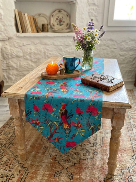 Teal Table Runner
