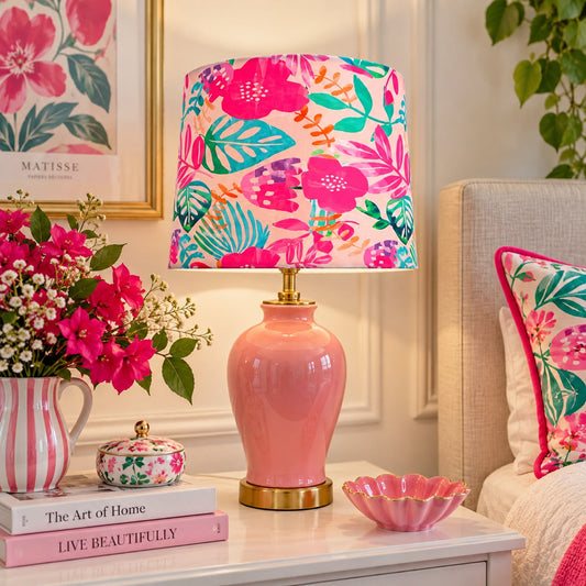 Tropical lamp shade