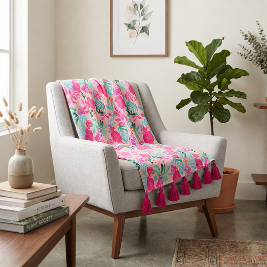 Tropical Throw Blanket