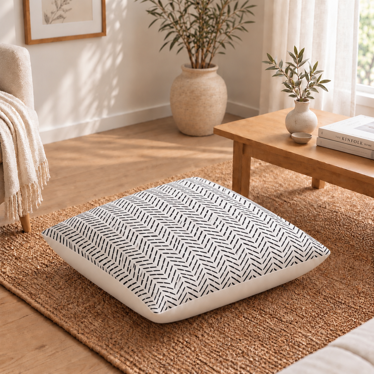 Floor Cushion Cover - Vector