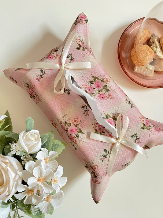 Vintage Rose Tissue Box Cover