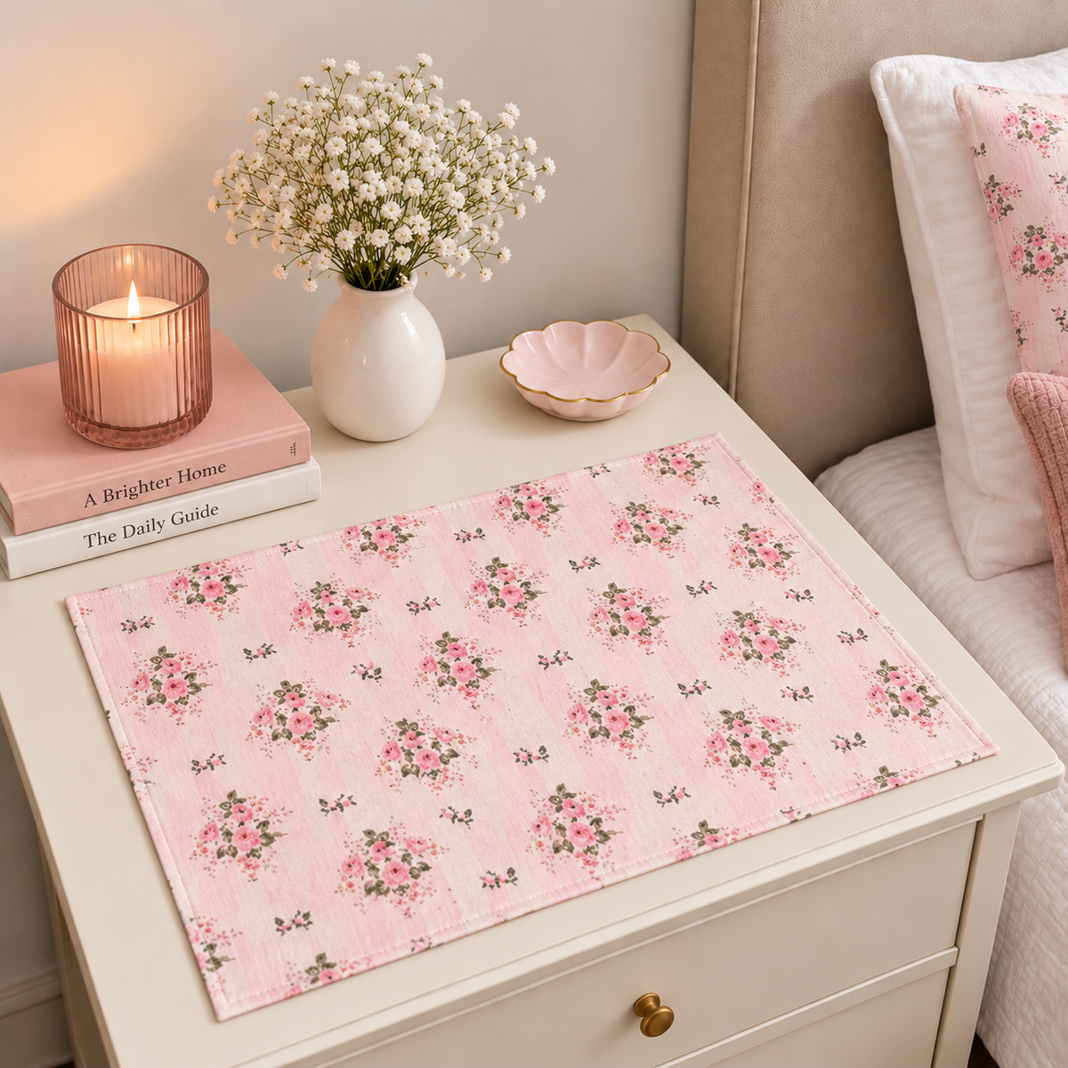 Vintage Rose Table Mat