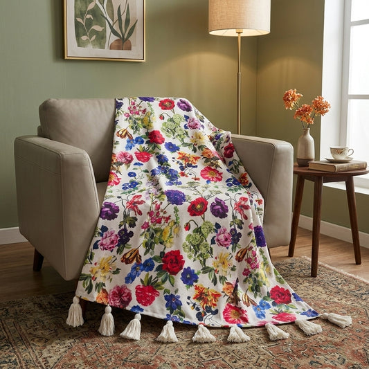 White Delight Throw Blanket