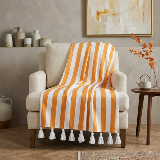 Yellow Blend Throw Blanket