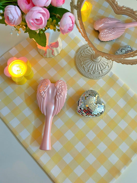 Yellow Gingham Table Mat