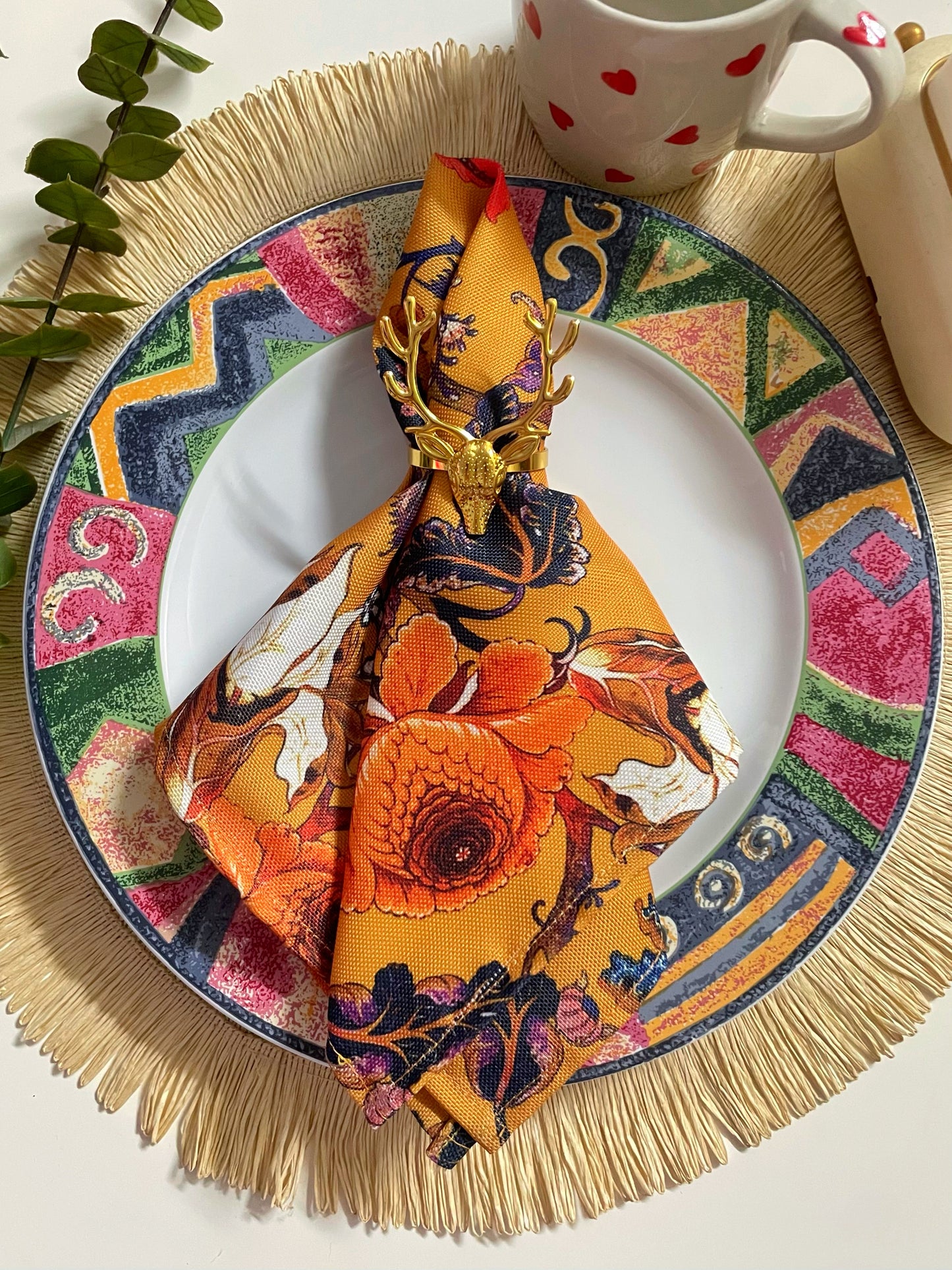 Yellow Table Napkin