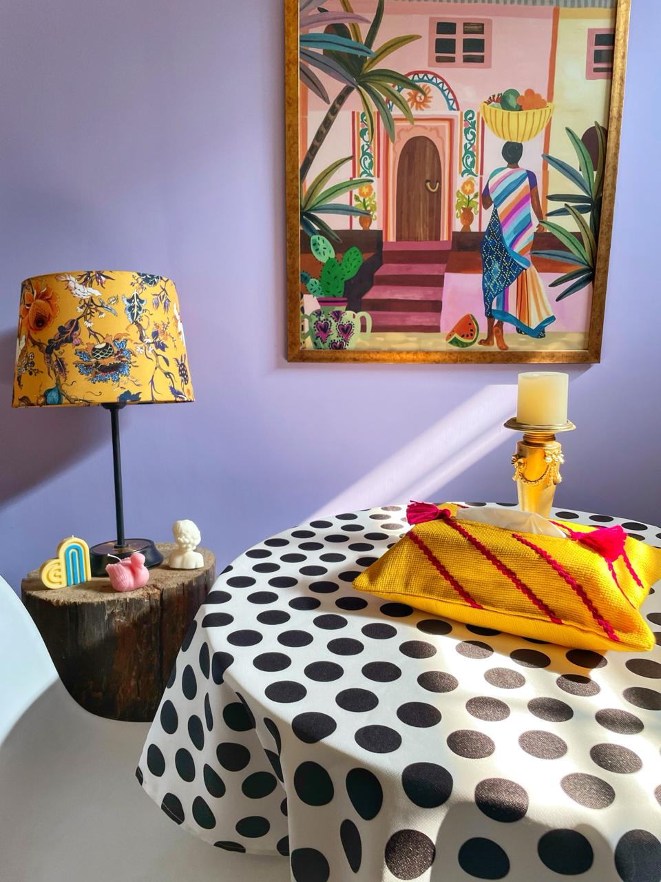 Yellow Lamp Shade