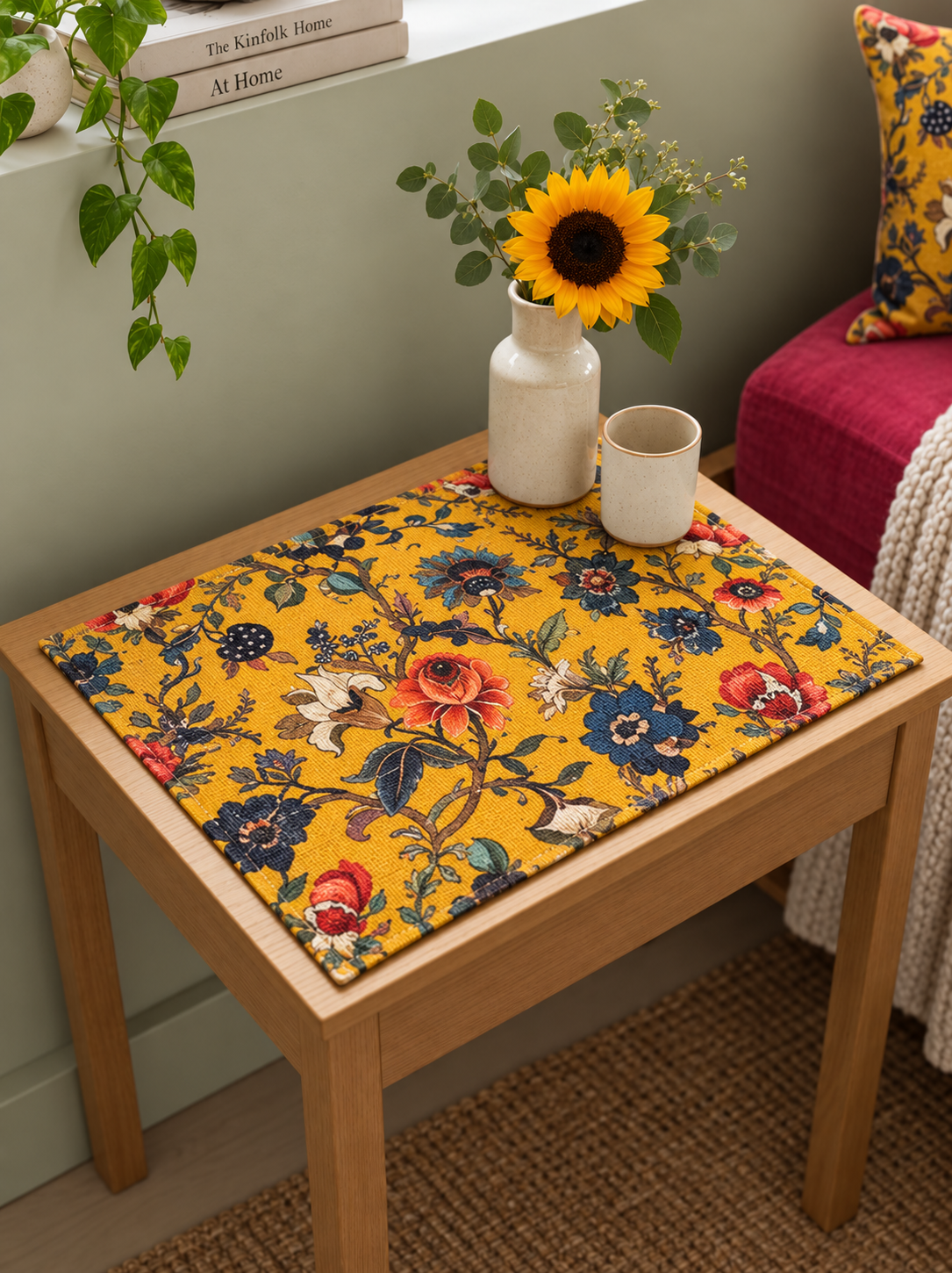 Yellow Vines Table Mat