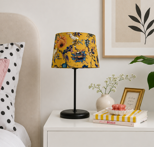 Yellow Vines lamp shade
