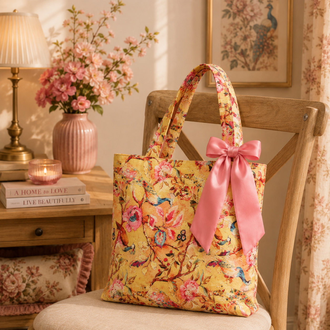 Yellow Garden Tote Bag